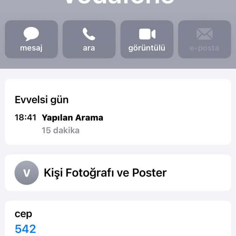 Vodafone Müşteri Hizmetleri Başvurumun Kayıt Edilmemesi Ve İlgisizlik