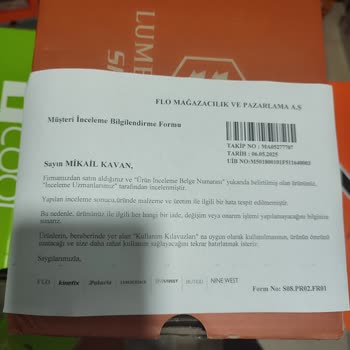 Garantiye Gönderdiğim Ayakkabım Kullanıcı Hatası Denilerek Geri Gönderildi