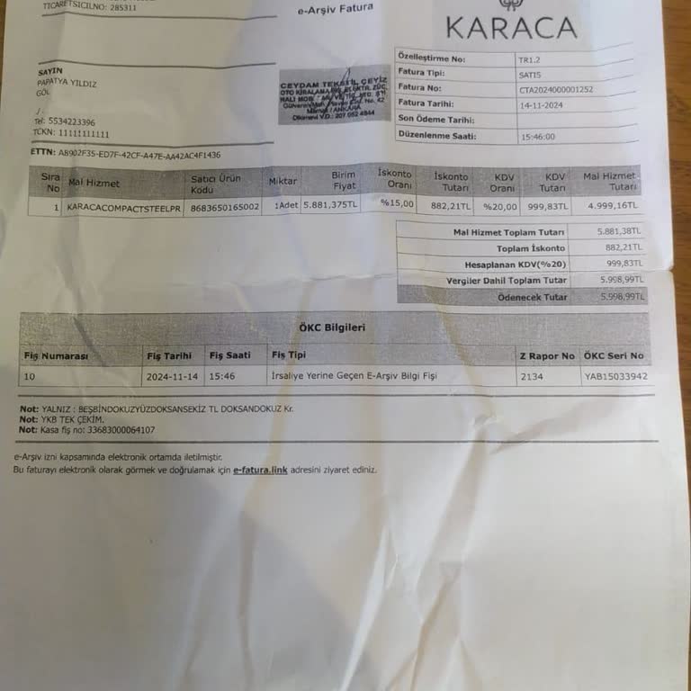 Karaca Tost Makinesi Arızası Ve Çizik Şekilde İade Edilmesi Mağduriyetim