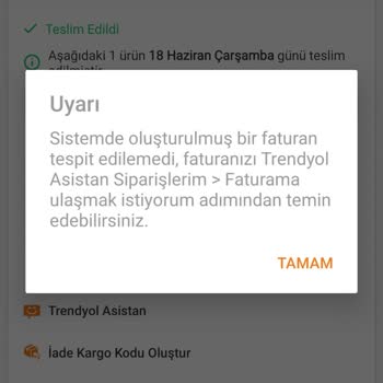 Trendyol Mary Optik Gözlük Aldım Ne Fatura Ne Garanti Belgesi Hiçbir Şey Çıkmadı İçinden