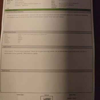 Monster Bilgisayar Sürekli Arızalı, Servis Sorunu Çözemiyor, Değişim Talebi Reddedildi