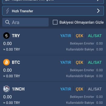 Bilgim Dışında Hesabımdan Coin Aktarımı Ve Bakiyenin Sıfırlanması