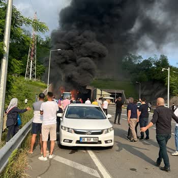 Arızalı Otobüsle Yapılan Seferde Yangın Ve Büyük Mağduriyet
