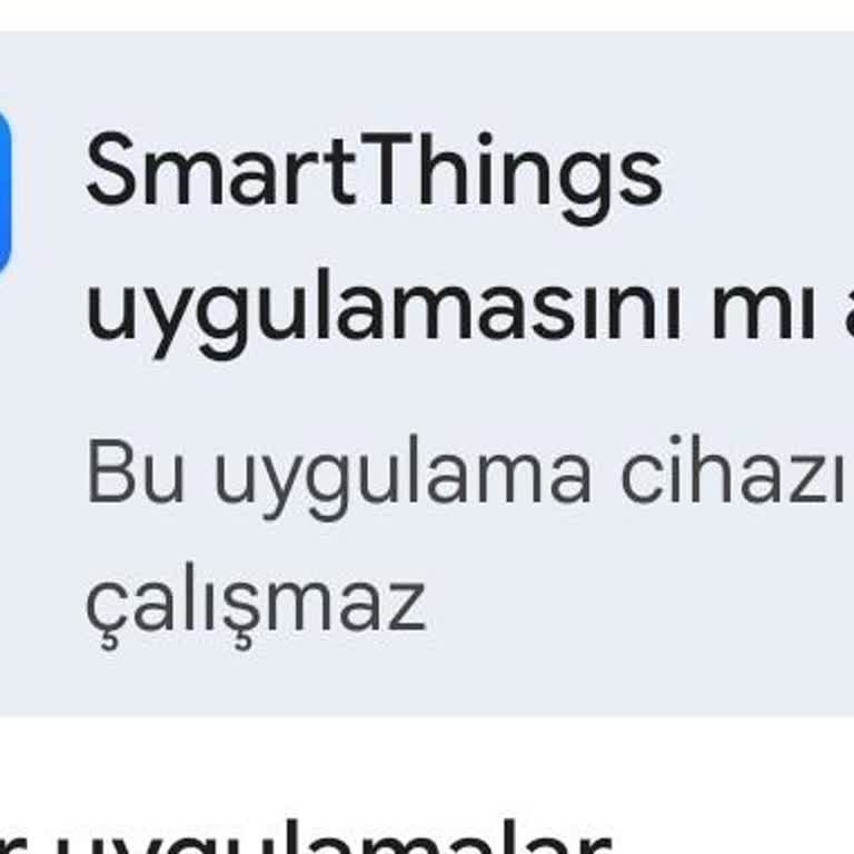 SmartThings Uygulamasıyla Klimamı Uzaktan Kontrol Edemiyorum