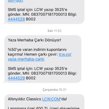 İptal Talebine Rağmen Sürekli SMS Gönderiliyor
