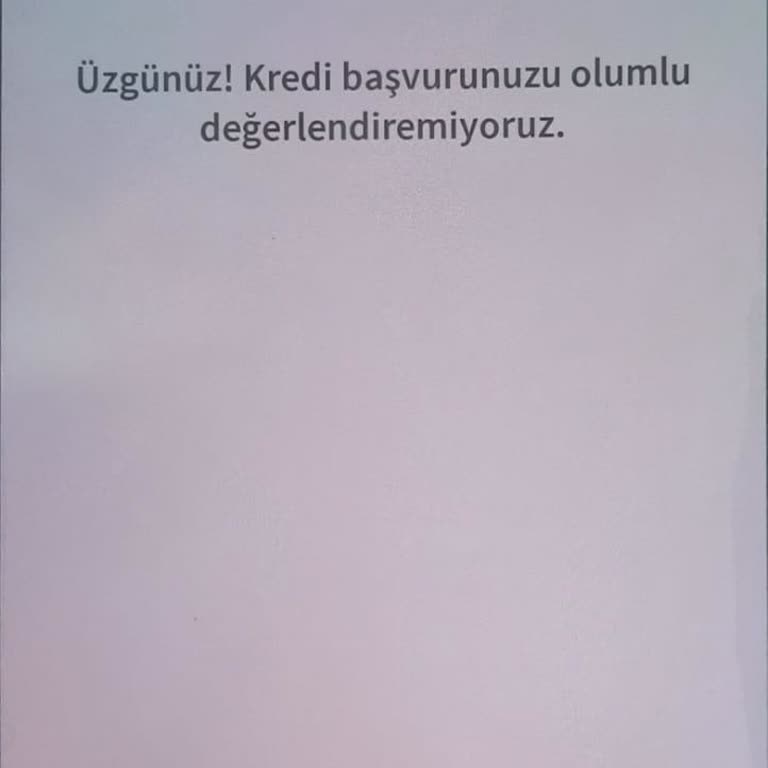 ING Banktan Özel Kredi Kampanyasına Rağmen Başvurum Reddedildi