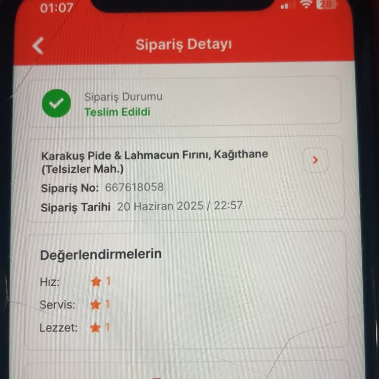 Siparişin Uzun Süre Teslim Edilmemesi Ve İptal Edilmesi