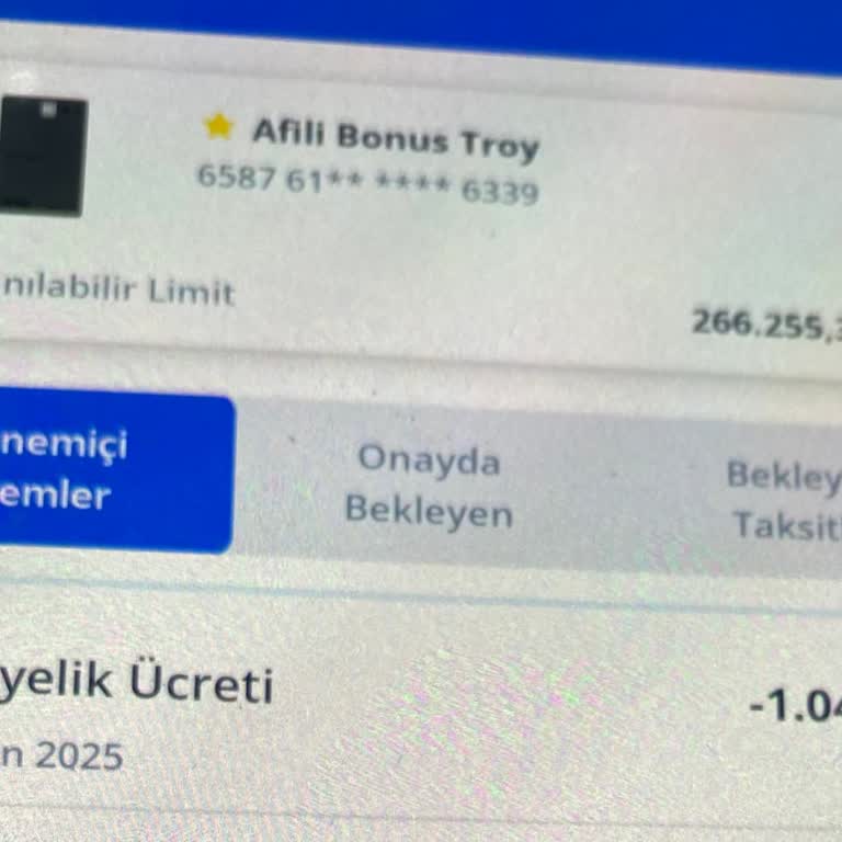 Denizbank Yasalara Aykırı Kart Aidatı Kesintisinin İadesi Talebi