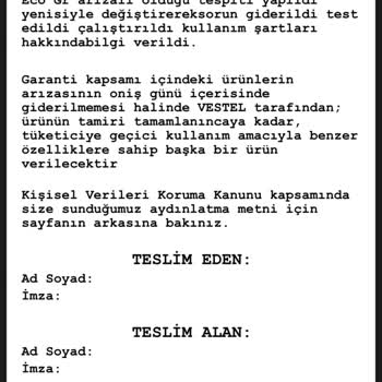 Vestel Bulaşık Makinem Sürekli Arızalandı, Değişim Talebim Reddedildi