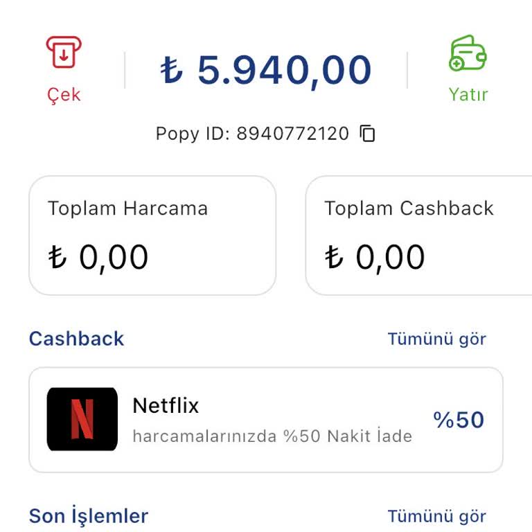 Popypara'da Para Çekme Talebim Sürekli Reddediliyor
