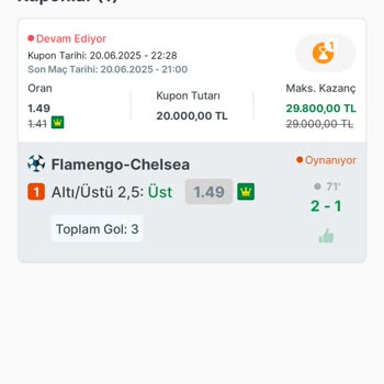 Kazanan Kuponuma Sadece Yatırdığım Tutar İade Edildi, Güven Kaybı Yaşıyorum