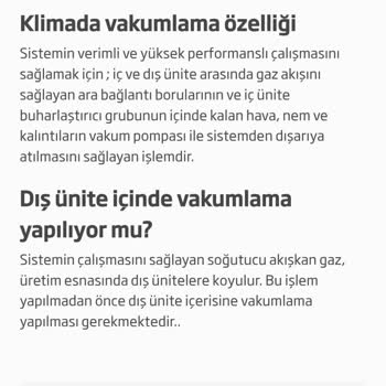 Montaj Sonrası Hasarlı Klima Ve Eksik Vakum İşlemi Sorunu