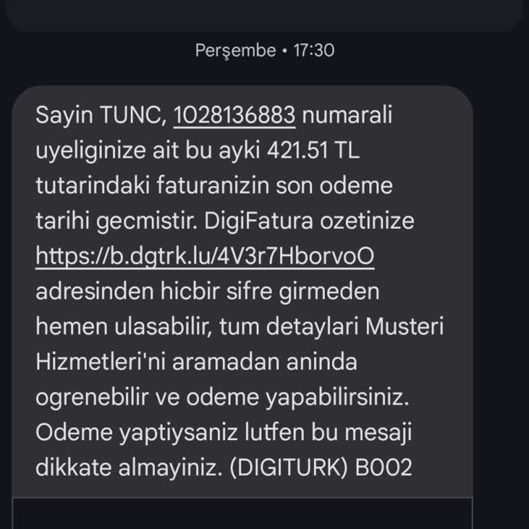 Fatura Ve Kampanya Bilgileriyle İlgili Yaşadığım Karışıklık