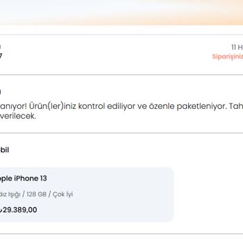 Sipariş Gecikmesi Ve Yetersiz Müşteri Hizmeti