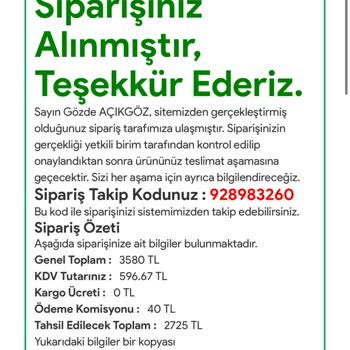 Siparişim Kırık Geldi, Mesajlarıma Cevap Verilmiyor