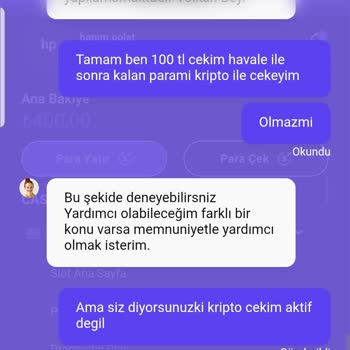 Kripto Çekim Seçeneği Sunulmadı Param İçeride Kaldı