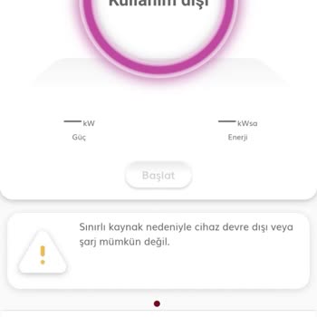 Şarj Cihazı Uygulamasında Enerji Takibi Ve Bağlantı Sorunları Yaşıyorum