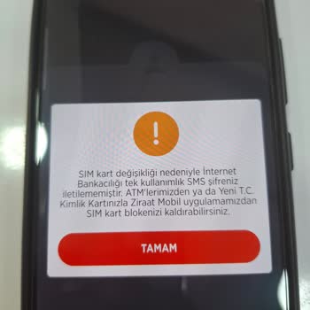 Numara Değişikliği Sonrası Ziraat Mobil Uygulamasına Giriş Yapamıyorum
