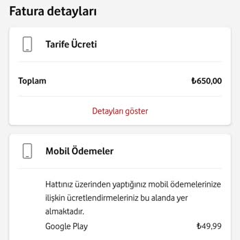 Faturama Bilgilendirme Yapılmadan Ek Ücret Yansıtıldı Ve Paket İçeriğim Azaltıldı