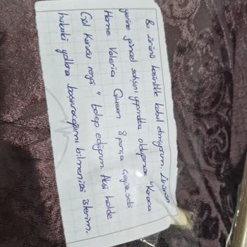 Karaca'dan Aldığım Yatak Örtüsünde Sorun Ve Mağduriyetim Giderilmedi