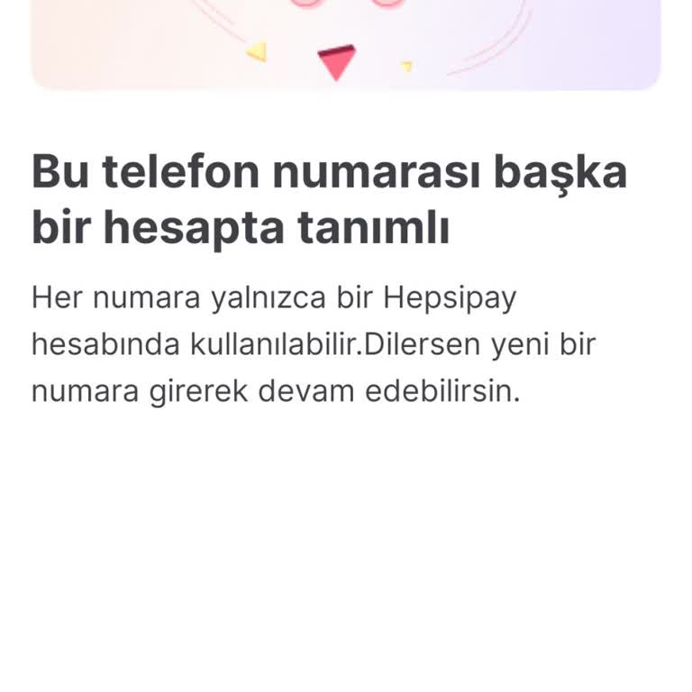 Telefon Numarası Güncellenemiyor, Girişte Sorun Yaşıyorum