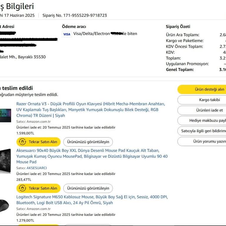 Teslim Edilmeyen Ürünler Ve Ulaşılamayan Müşteri Hizmeti