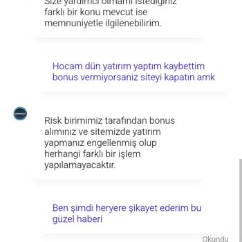 Bonus Verilmeden Hesabım Pasife Alındı
