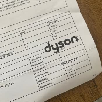 Dyson Servis Sonrası Batarya Sorunum Çözülmedi, Mağduriyetim Giderilmiyor