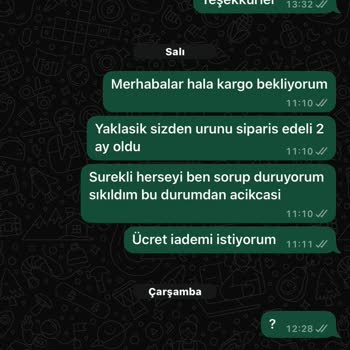 Sipariş Sonrası Hasarlı Ürün Ve İletişim Sorunu
