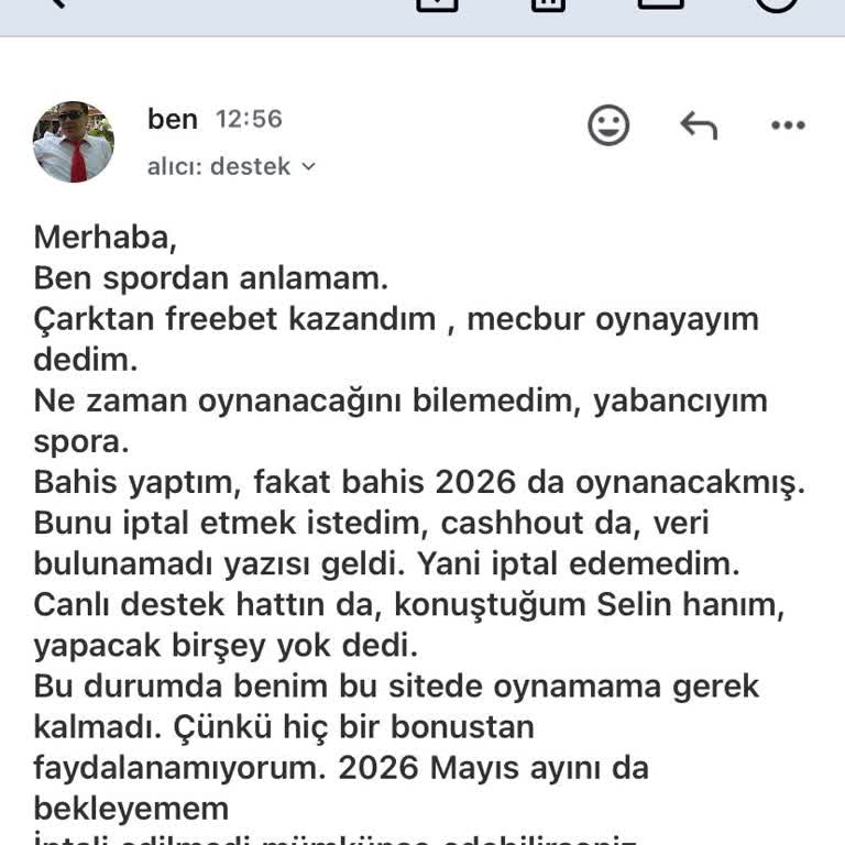 Canlı Destek Ve Bonus Kullanımı Konusunda Yardım Alamama