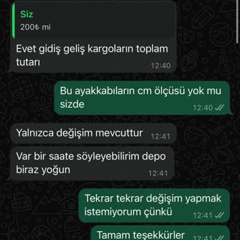 İade Ve Değişim Sürecinde İlgisiz Ve Laubali Müşteri Hizmetleriyle Mağduriyet Yaşadım