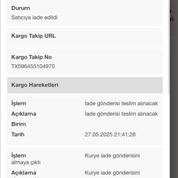 Levidor'dan İade Sürecinde Gecikme Ve Bilgilendirme Eksikliği Yaşadım