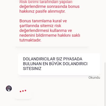 Yanıltıcı Bonus SMS'i Ve Destek Engeli İle Güven Kaybı