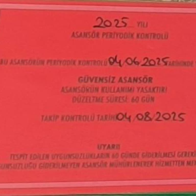 TOKİ Ödemiş A11 Blokta Asansör Sorunu Yaşanıyor