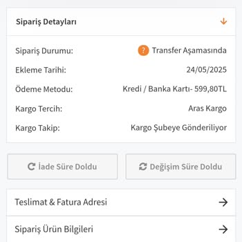 Siparişim Kargolanmadı, Para İadem Yapılmadı Ve Müşteri Hizmeti Yanıt Vermiyor