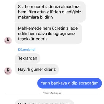 Para İadesi Yapılmadı Ve Hesabım Engellendi
