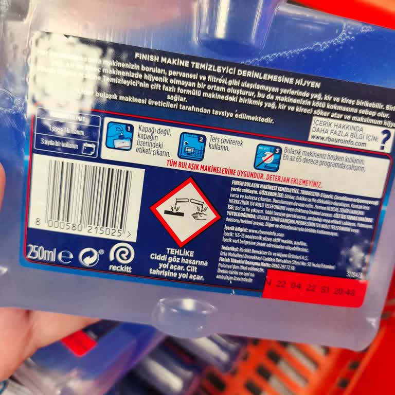 Finish Bulaşık Makinesi Temizleyici Kodunun Anlamı Nedir