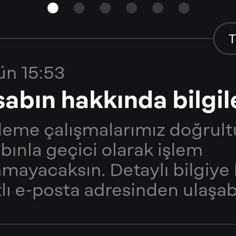 Papara Hesabım Sebepsiz Yere İncelemede Mağduriyet Yaşıyorum
