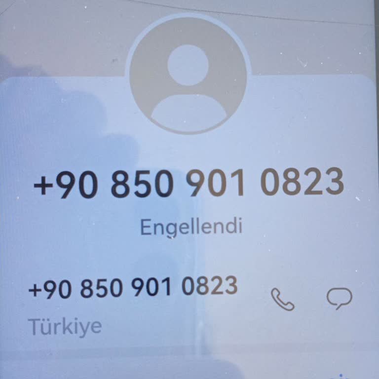 08509010823 Numarasından Sürekli Rahatsız Edici Ve Bilgisiz Aramalar