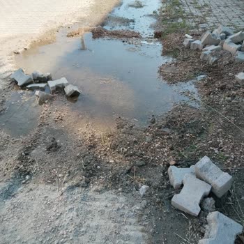 Erdek Ocaklar Su Ana Hattı Patlaması Şikayeti