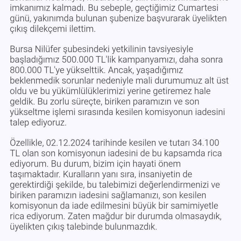 Ayrılınca Paramı 6 Ay Bekletip Komisyonu İade Etmiyorlar