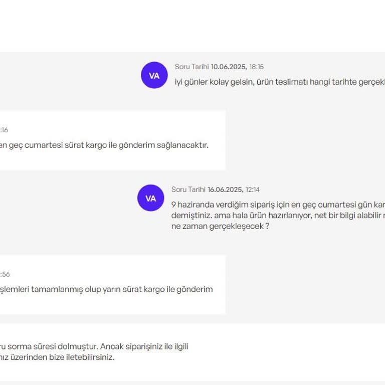 Siparişim Kargolanmadı Müşteri Hizmetleri Çözüm Sunmuyor