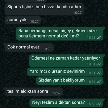 Siparişim Gönderilmedi Param İade Edilmedi Mesajlarıma Cevap Verilmiyor