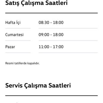 Arca Otomotiv'in Yanıltıcı Çalışma Saatleri Ve Ulaşılamayan Müşteri Hizmetleri Nedeniyle Mağduriyet