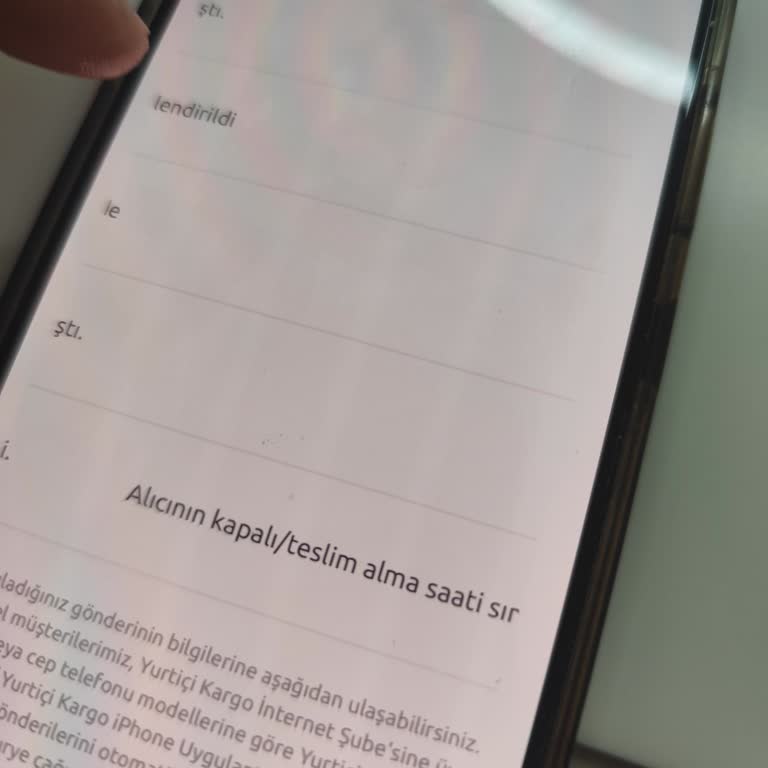 Yurtiçi Kargo Kurye Kargolarımızı Israrla Getirmiyor