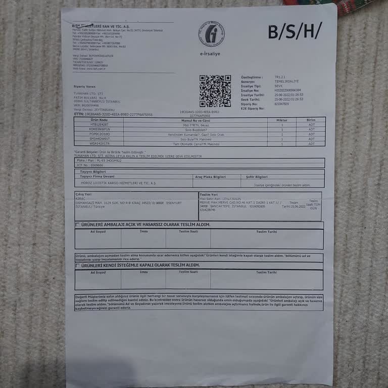 Bosch Teknik Servisinden Garanti Dışı Ücretlendirme Ve İletişim Sorunu