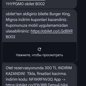 Obilet Sefer İptal Edildi, Haber Verilmedi