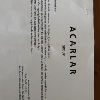 Satın Aldığım Çantada Kısa Sürede Oluşan Hasar Ve Mağaza İlgisizliği