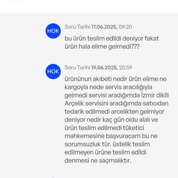 9650 TL Ödedim Ama Arçelik Ocak Teslim Edilmedi Satıcıdan Bilgi Alamıyorum