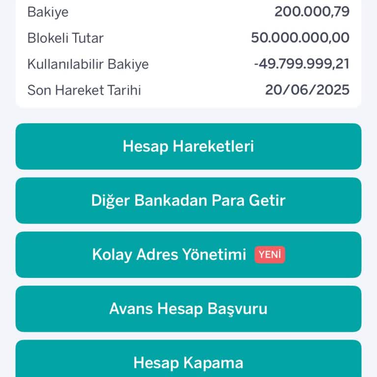 Garanti Bankası Hesabıma 50 Milyon TL Bloke Şoku Yaşadım